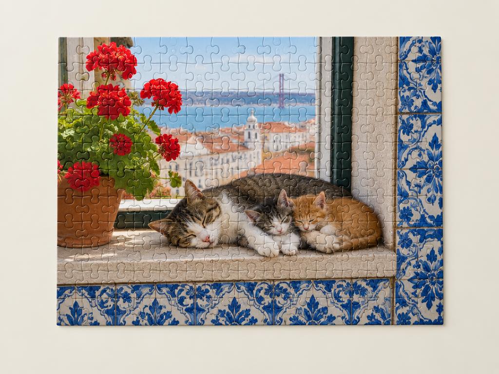 Puzzle 150 peças com fotografia de família