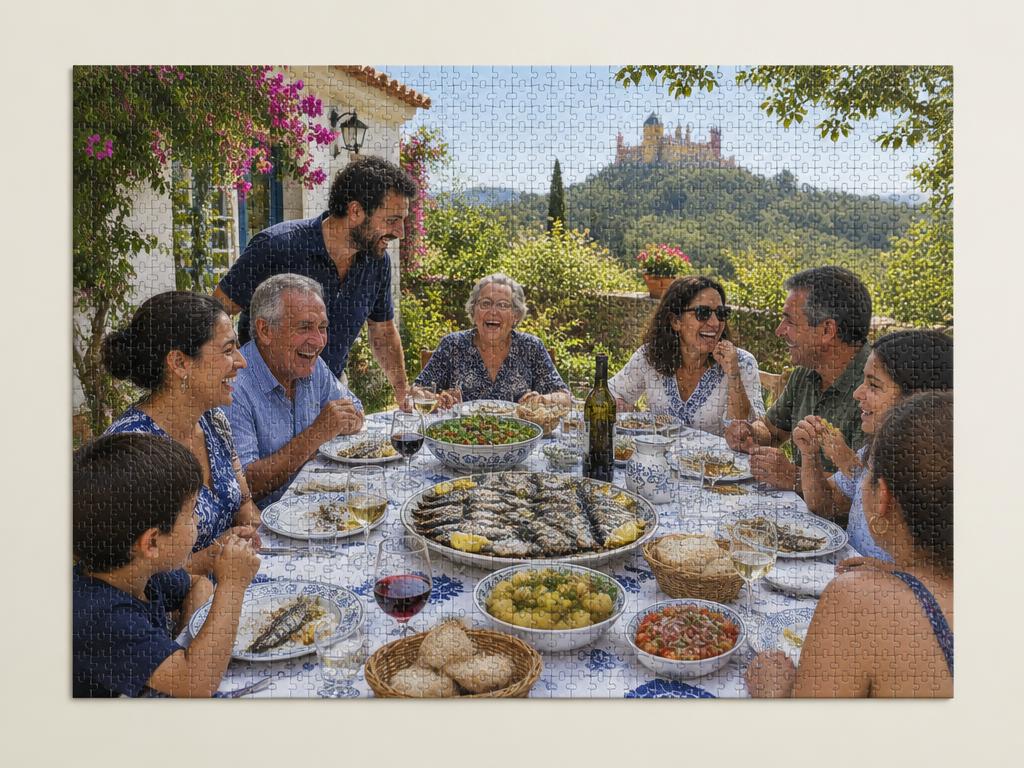 Puzzle 3000 peças com fotografia de família