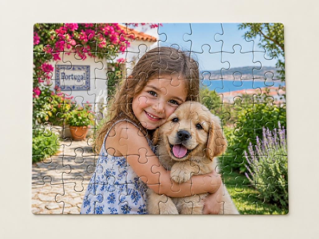 Puzzle 48 peças com fotografia de família
