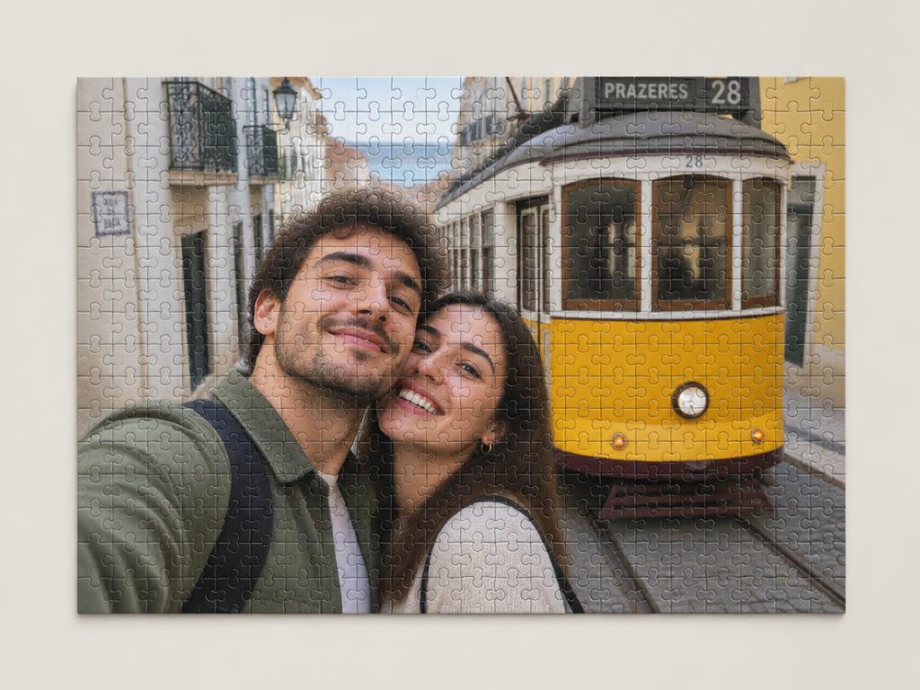 Puzzle 500 peças com fotografia de família