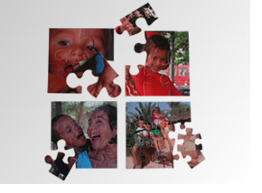 Puzzles personalizados - 4 en 1